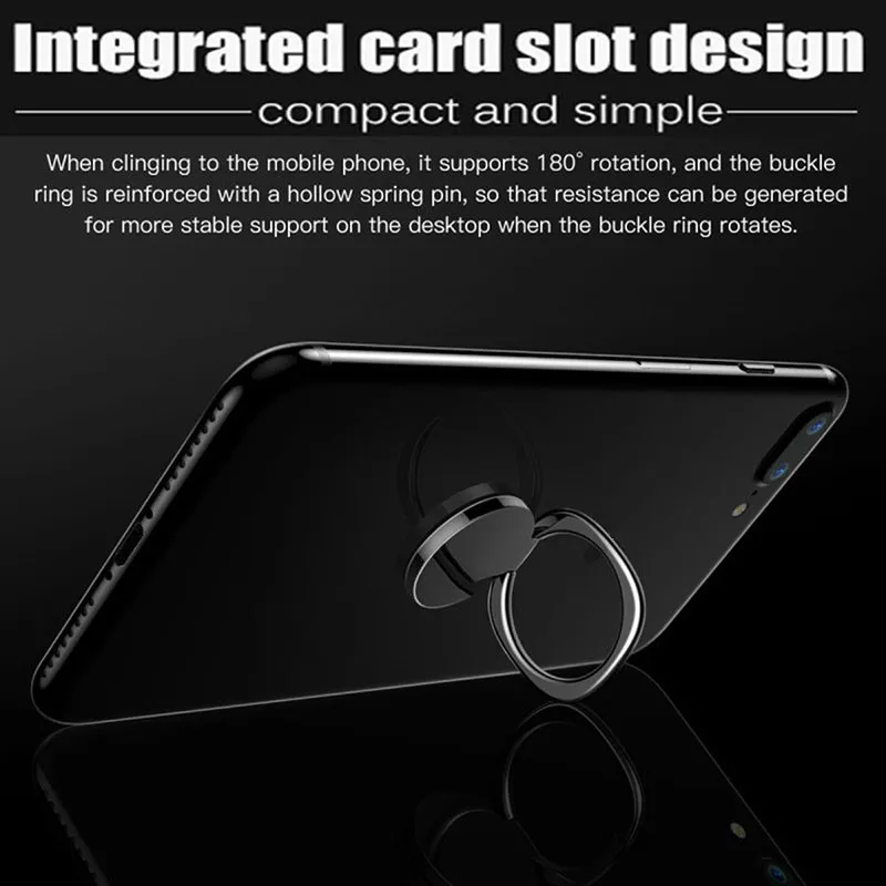 

360 Universal Degree Smartphone Holder Phone Finger Ring Stand Magnetic Phone Holder Grip For Iphone Xr 7 8 Plus Samsung Xiaomi