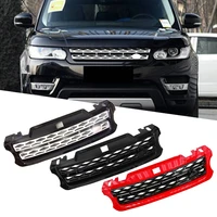 auto front bumper upper grille mesh grill for land rover range rover sport l494 2014 2015 2016 2017 car styling accessories