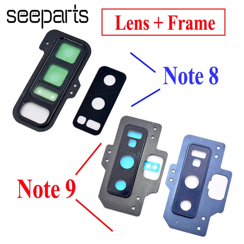 Для Samsung Galaxy Note8 задняя камера объектив Основная стеклянная крышка для Note9 камеры +