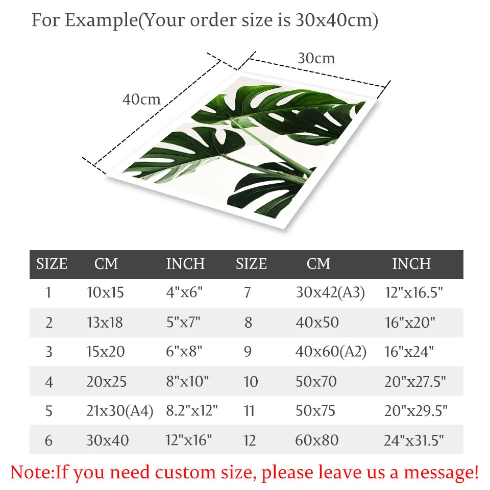 Картина на холсте с изображением растений цветов листьев | Дом и сад