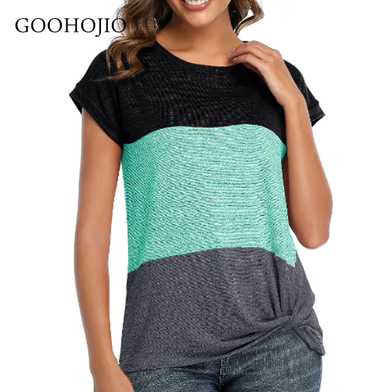 

GOOHOJIO 2021 New Spring Autumn Oversized Women T-Shirts Casual Loose TShirts Women Fashionable Solid Color T-Shirt for Women