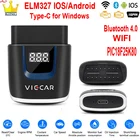 Viecar ELM327 V2.2 PIC18F25K80 OBD2 Bluetooth 4,0 WIFI ELM 327 для Android IOS OBD2 OBD 2 Автомобильный Диагностический USB-сканер автомобильный инструмент