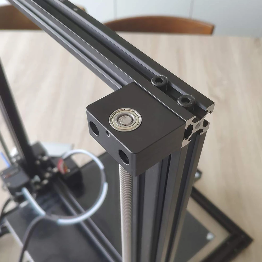 

2Pcs 3D Printer Parts Aluminum Z-Axis Leadscrew Top Mount For Tornado CR-10 ENDER-3 Ender-3 Pro Metal Z-Rod Bearing Holder