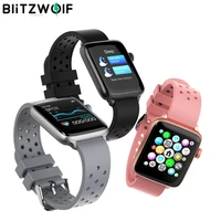 blitzwolf bw hl1pro smart watch smartwatch 2021 watches for men women kids whatch wach fitness tracker heart rate blood monitor