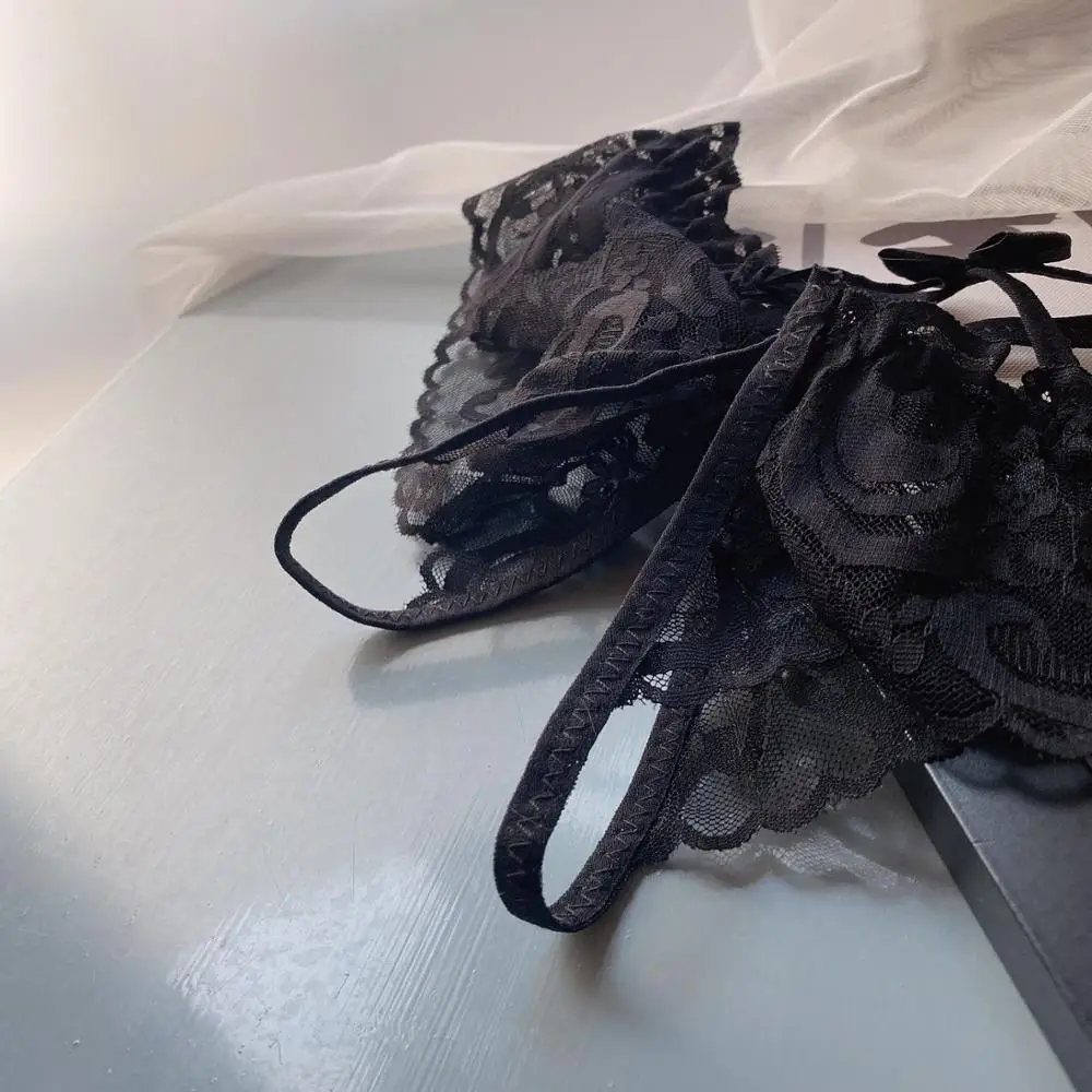 

Women Sexy Lingerie Erotic Open Crotch Panties Lace Transparent Crotchless Underwear Underpants Lace Sexy G-String Hot Sale