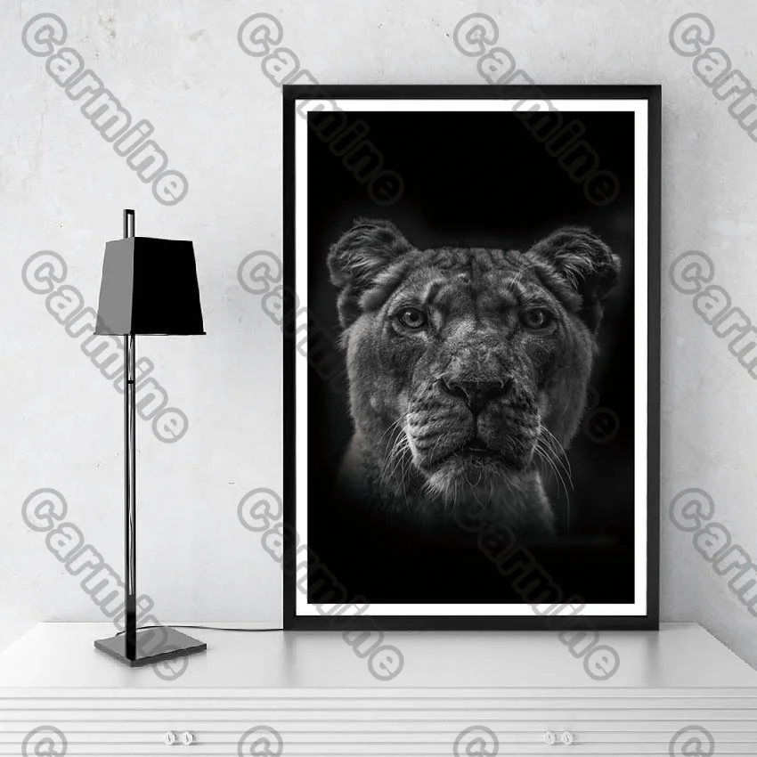 

Poster Lotus Motorcycle Animal Canvas Painting and Prints Wall Art Pictures Decoration for Living Room 3Pcs Frameless Style