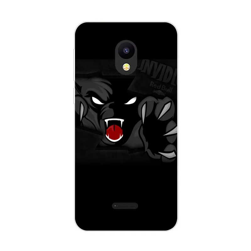 Чехол для Meizu C9 Pro силиконовая Мягкая задняя крышка из ТПУ с изображением зверей