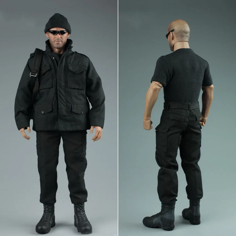 

Vortoys V1004 1/6 Scale Special Forces Mercenary Black Stealth Suit 12 Inch Action Figure Full Clothing Toy Model Accessories