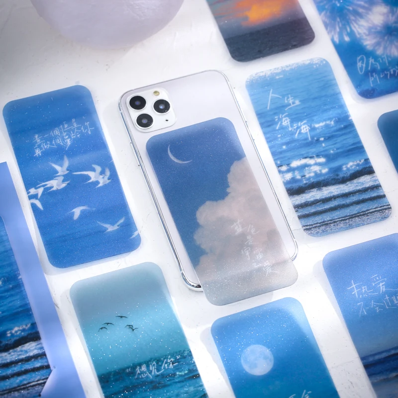 10 листов в упаковке прозрачные водонепроницаемые закладки для книг с