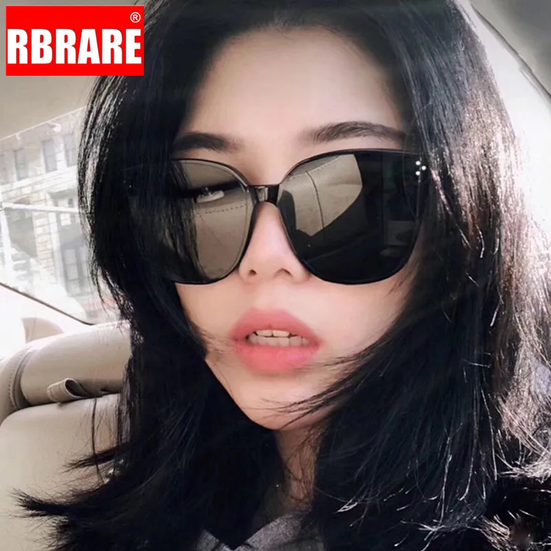 

Очки RBRARE женские классические, винтажные зеркальные солнечные очки в квадратной большой оправе, в уличном стиле, для вождения, для покупок