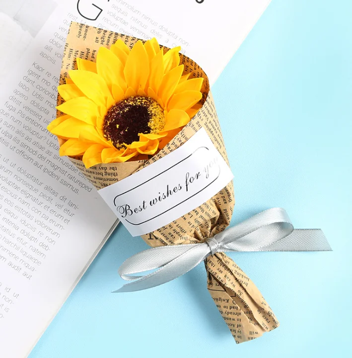 

Artificial Flowers Soap Rose Flower Simulation Carnation Sunflower Rose Romantic Flowers Valentines Day Gift Christmas Wedding
