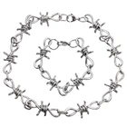 Ожерелье из колючей проволоки в готическом стиле