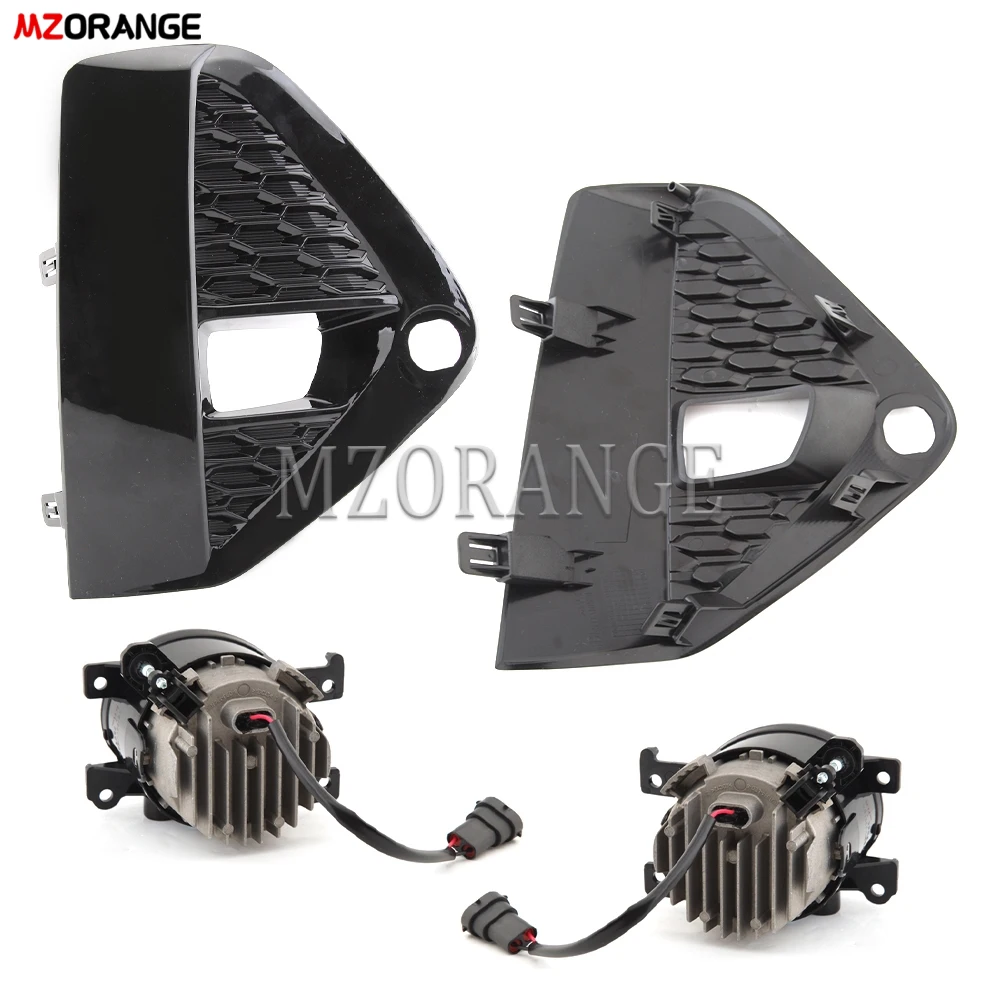 

LED Headlights foglight For Nissan Murano 2019-2020 Bumper cover Switch Fog Lights drl day lights Driving Lamps kits