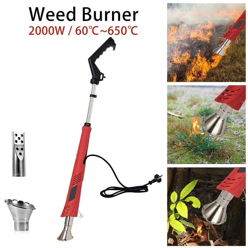 

Electric Weed Burner Garden Gear Weed Killer Thermal Weeding Stick Up To 650 Degree EU/UK Weeder Tool For Garden,Patio,Driveway