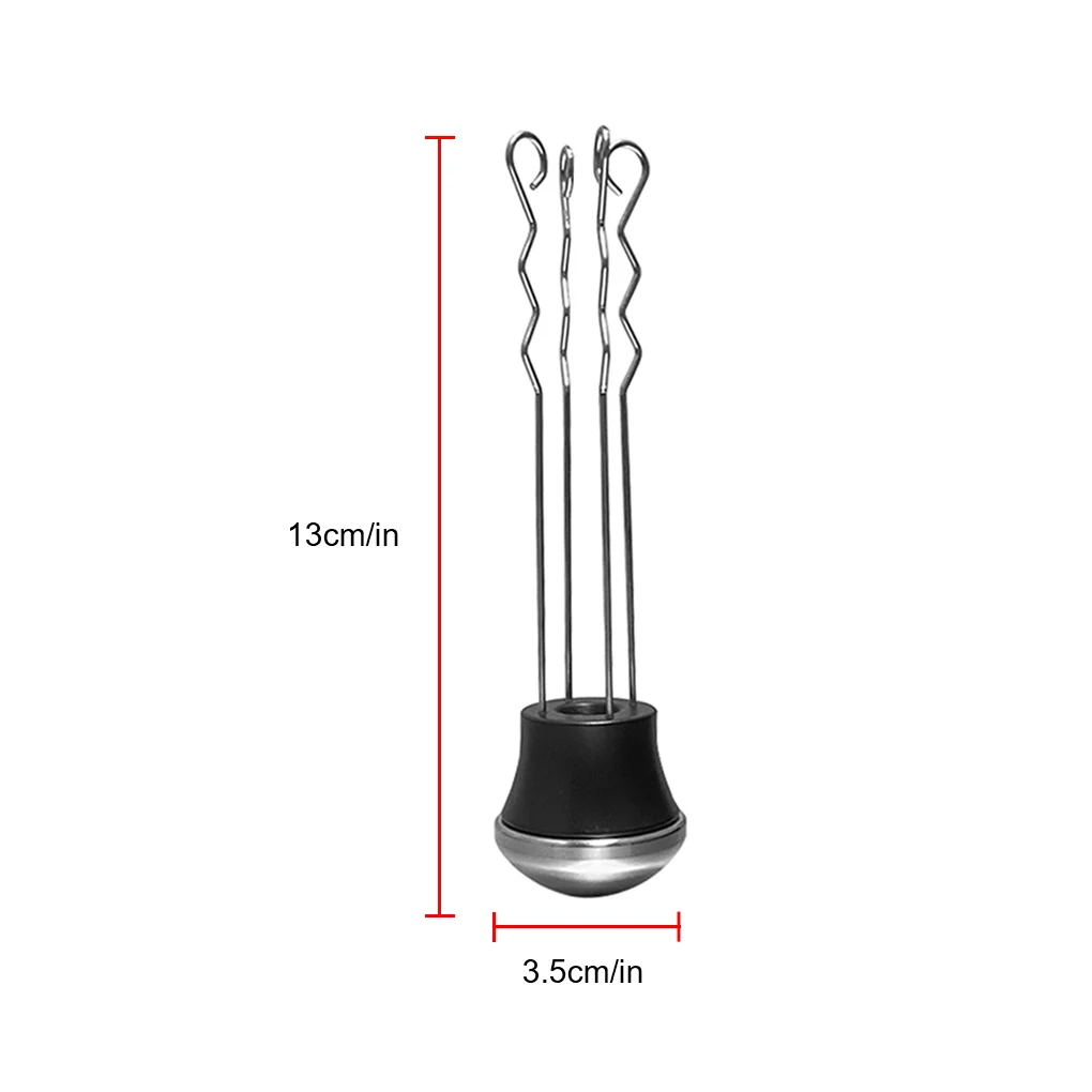 

Coffee Tamper Distributor 304 Stainless Steel Coffee Accessories Tools FenKicyen Leveler Needle Type Stir Powder Distributor 1pc