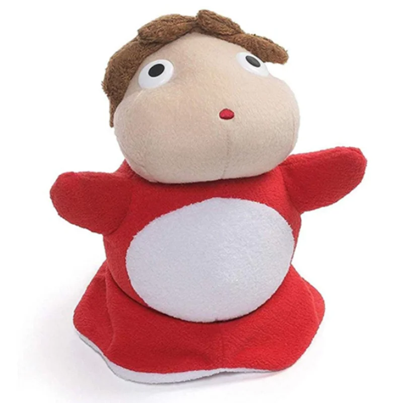 

Плюшевая игрушка Ponyo на скале, набивная кукла понё с золотой рыбкой, милые плюшевые игрушки для девочек с аниме, подарок для детей, 22 см