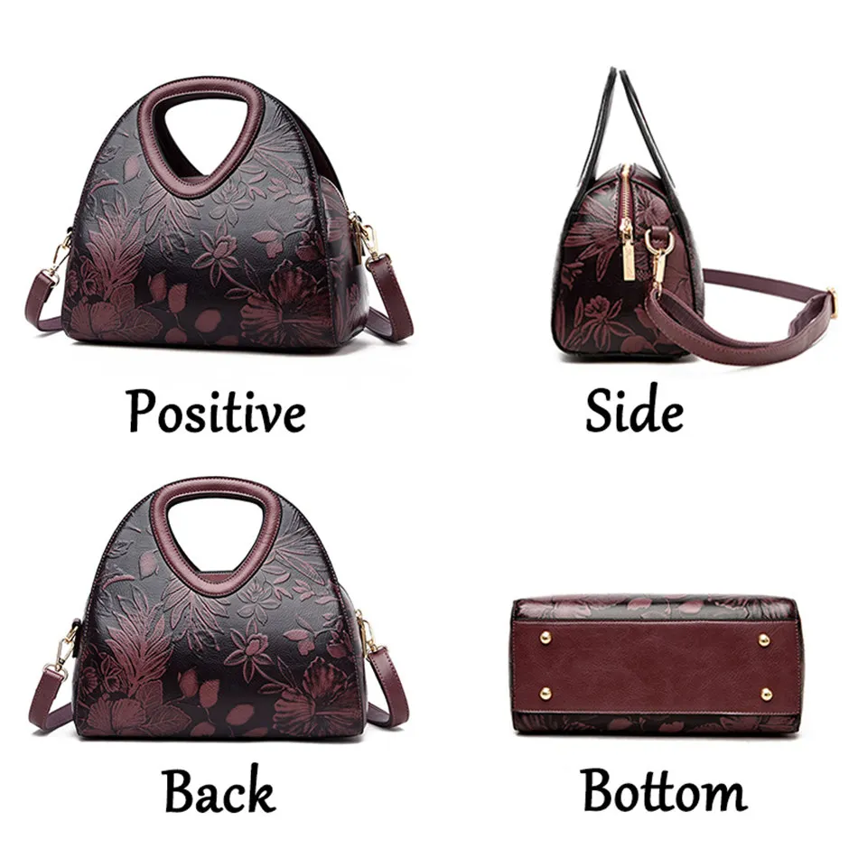 2020 ins New women large handbag real cow leather luxury handbags shoulder bags designer fashion print messenger | Багаж и сумки