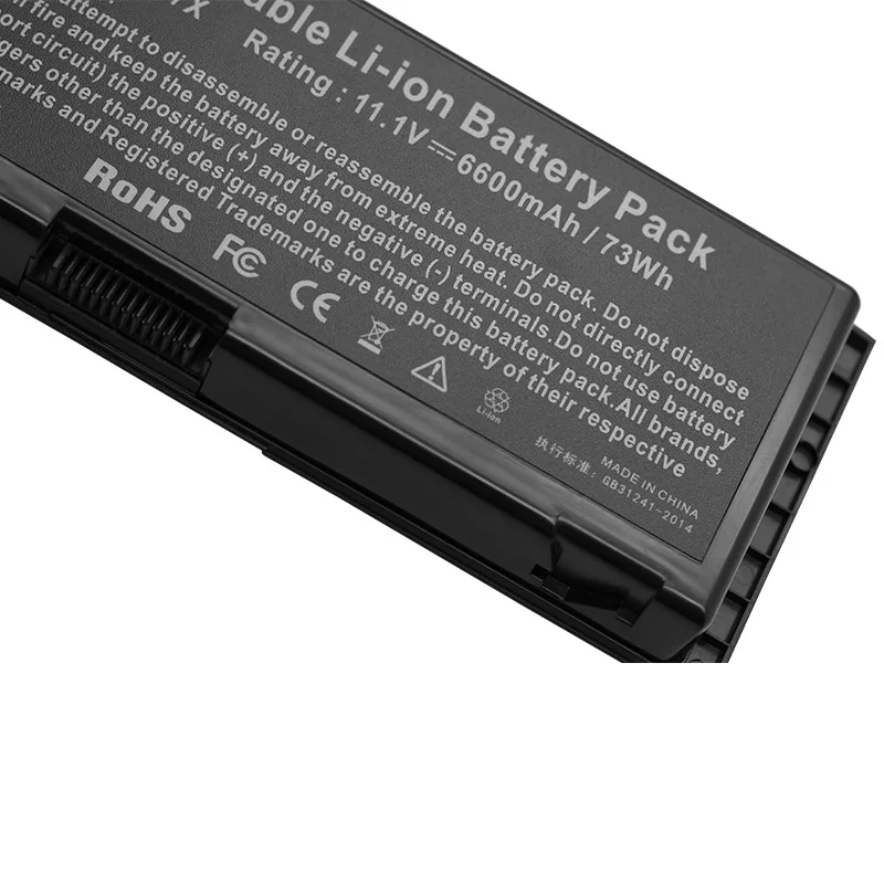 Apexway 6600mAh 9 cell Аккумулятор для ноутбука DELL BTYVOY1 Alienware 7xR3 MX 17xR4 318-0397 451-11817 7XC9N C0C5 M17X R3 R4 1