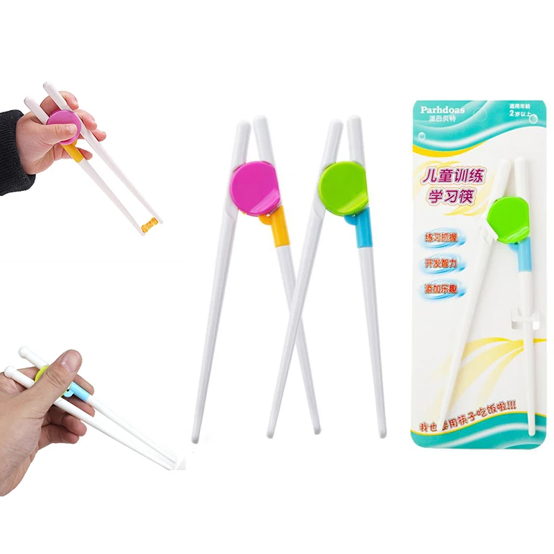 Тренировочный помощник палочки для еды Веселые Обучающие Супер милые детские