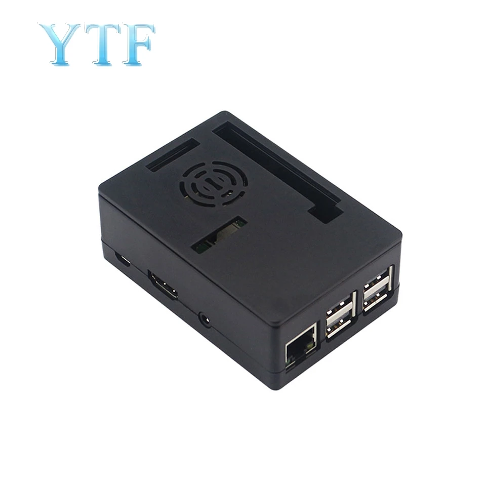 Raspberry Pi может быть установлен с охлаждающим вентилятором 2 в 1 шасси ABS box 3B + 3 5
