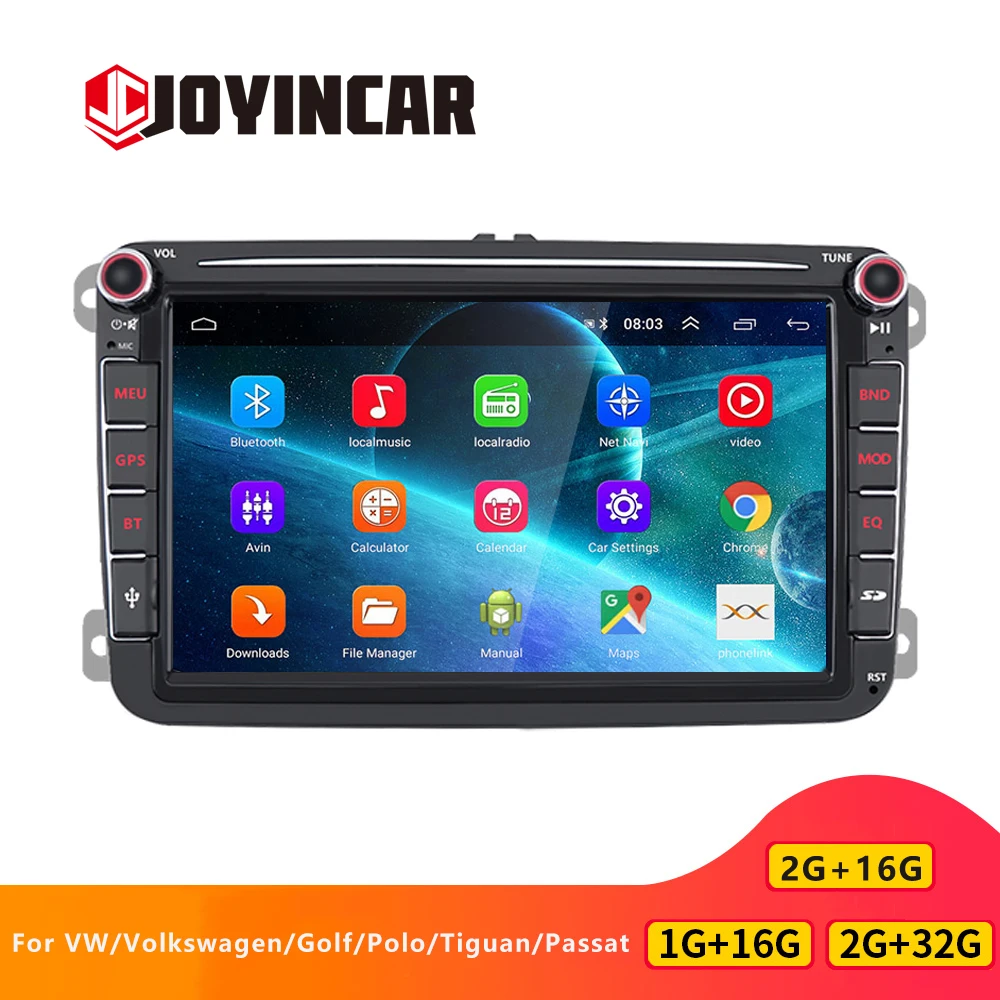 

Автомагнитола JOYINCAR, 2 din, Android 10, мультимедийный плеер, GPS-навигация, Авторадио, головное устройство для VW/Volkswagen/Golf/Polo/Tiguan/Passat/b7