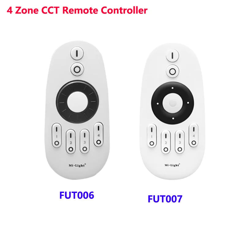 

Miboxer 2.4G 4 Zone CCT Rotating Wheel Remote Controller RF Wireless Dimmer For MiLight Color temperature LED Bulb Lamp Light