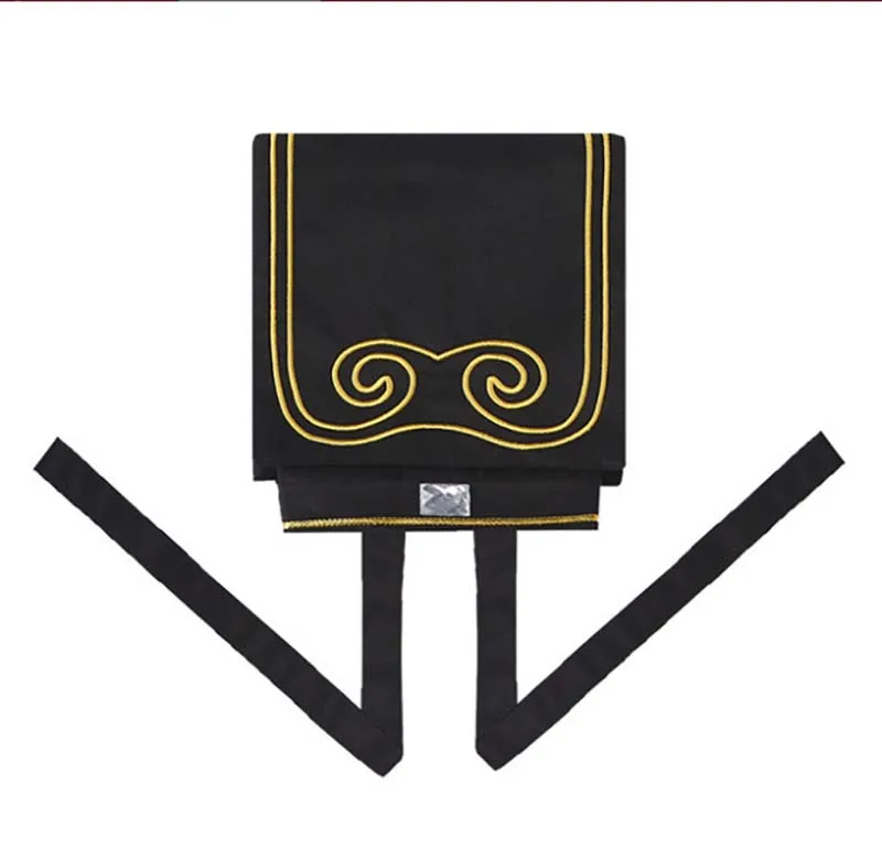 Шапка Hanfu для мужчин и детей Китайская традиционная древняя учительница черная