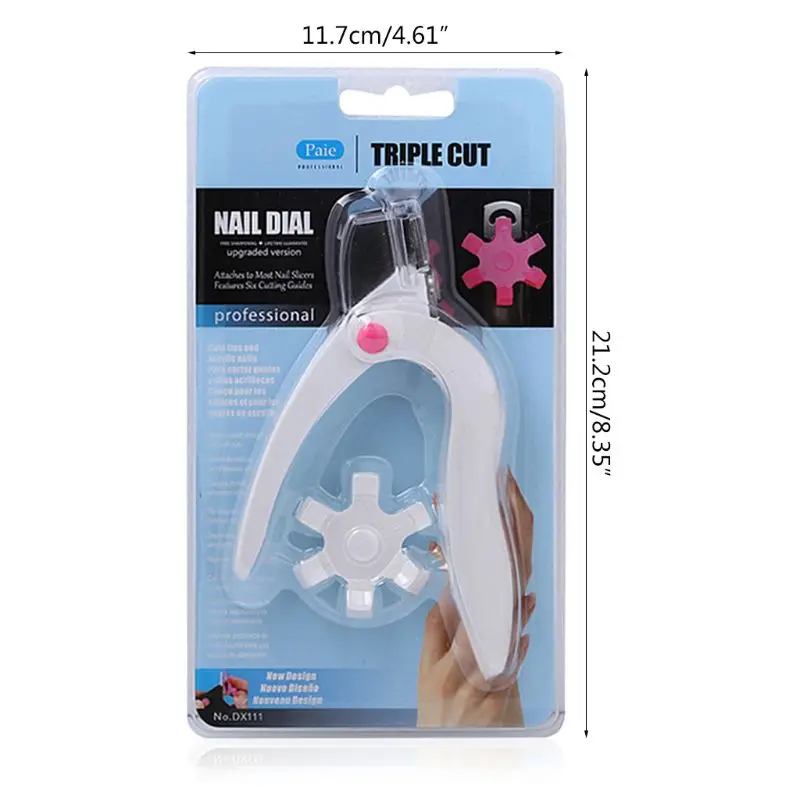 

Professional Nail Art Nail Edge Clipper Cutter Acrylic Gel False Tips Manicure Tool for Salon Home Use