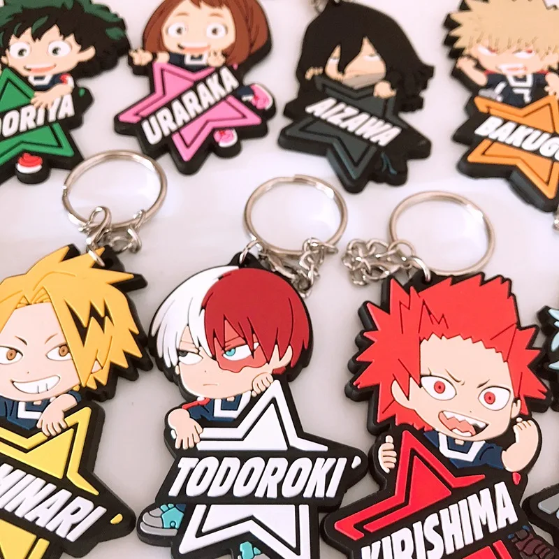 Экшн-Аниме Boku no Hero Академия TODOROKI SHOTO MIDORIYA DEKU SHIGARAKI Модель брелок игрушки для детей