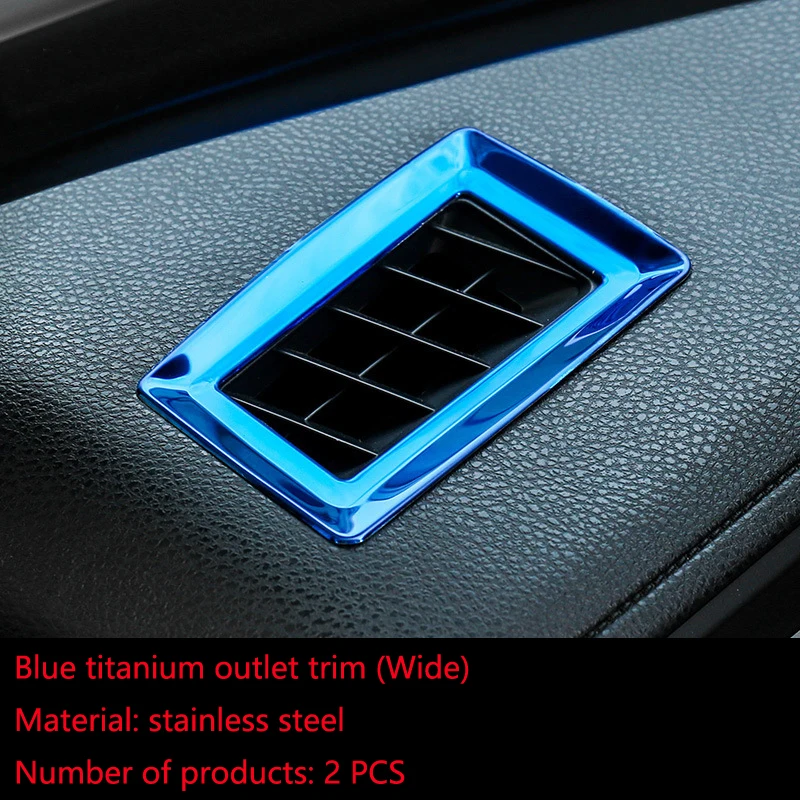 Для Corolla LEVIN HYBRID 2014-2018 воздуха на выходе украшения отделкой стикеры Центрального