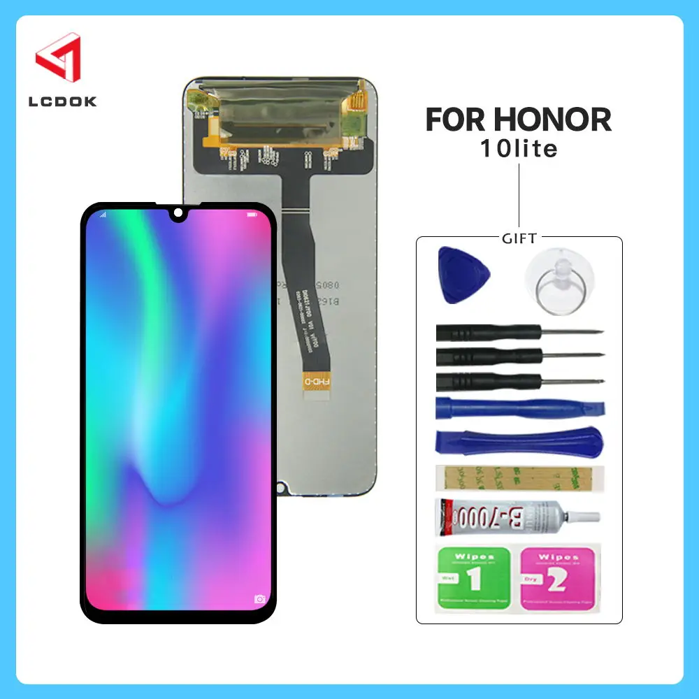 Для Huawei Honor 10 Lite HRY LX1 LX2 ЖК дисплей Сенсорный экран Коврики Дисплей Nova 2i RNE L21