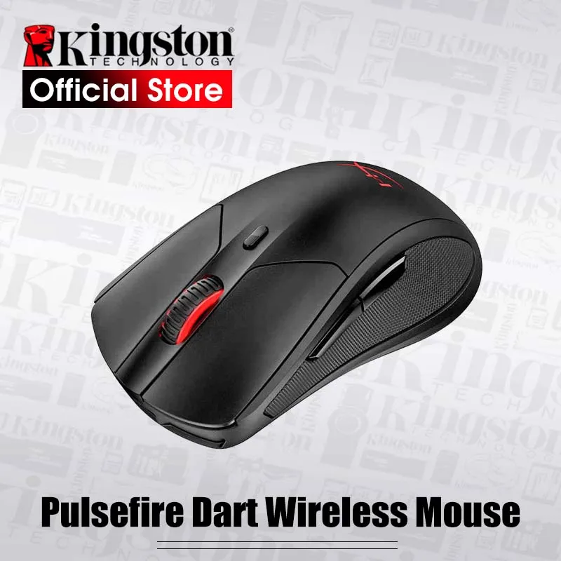 Kingston Pulsefire Dart Wireless Gaming Mouse Pixart 3389 Sensor Qi Certified for wireless charging 16000 DPI / 450 IPS 50G | Компьютеры и