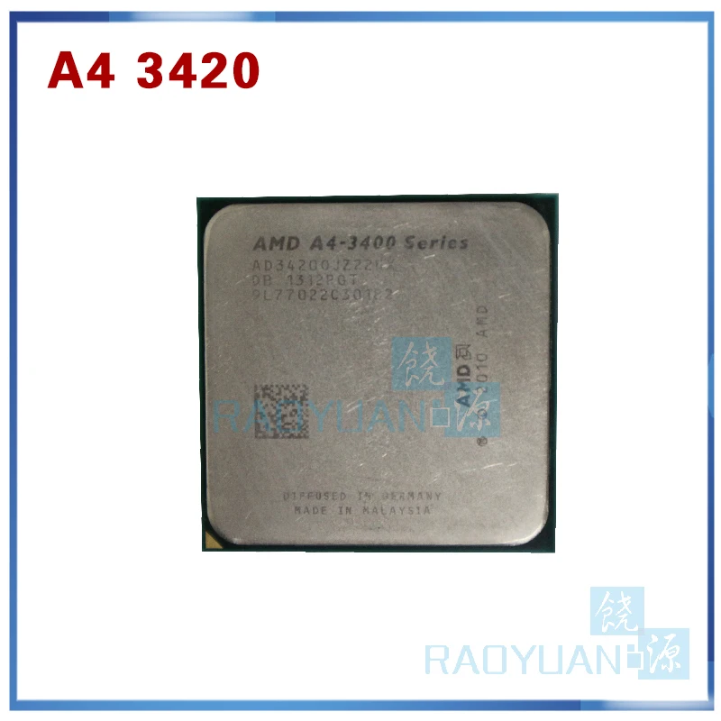 AMD A4-Series A4-3420 A4 3420 2,8 ГГц двухъядерный процессор AD3420OJZ22HX разъем FM1