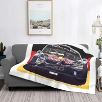 polo creative design comfortable flannel blanket rally car cars wrc rally race race driving driver sport competition dirt colin