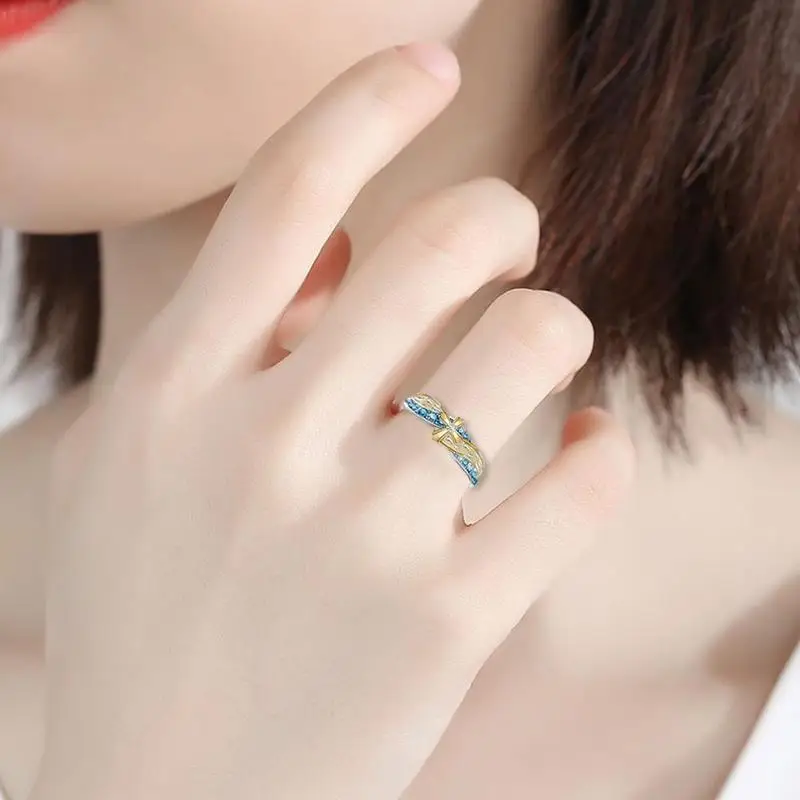 Модное перекрестное кольцо с хорошим значением миноритарный и простой