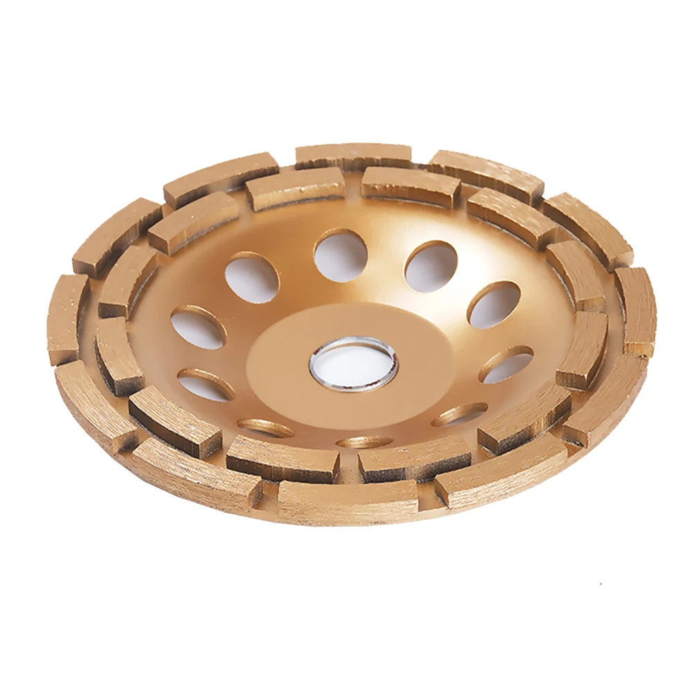 230MM Concrete Diamond Double Row Grinding Wheel Marble Granite Angle Grinder Tool 9 Inch Sanding Disc Aperture 20MM/22.23MM | Инструменты