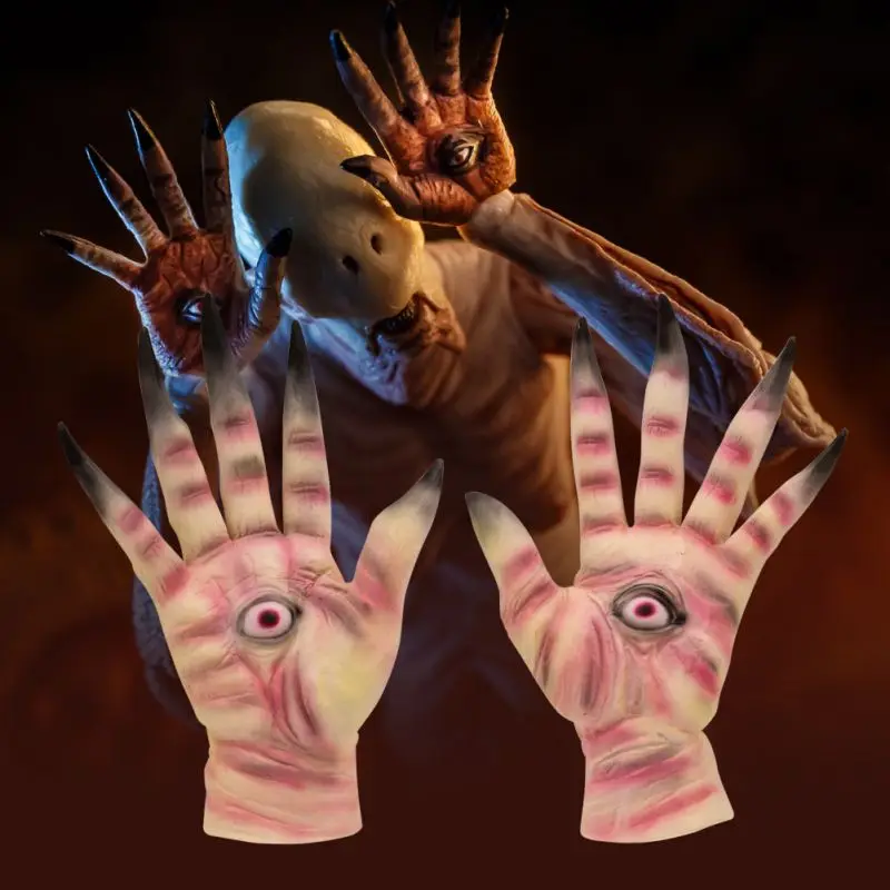 Pans лабиринт бледно мужской косплей реквизит страшные латексные перчатки для