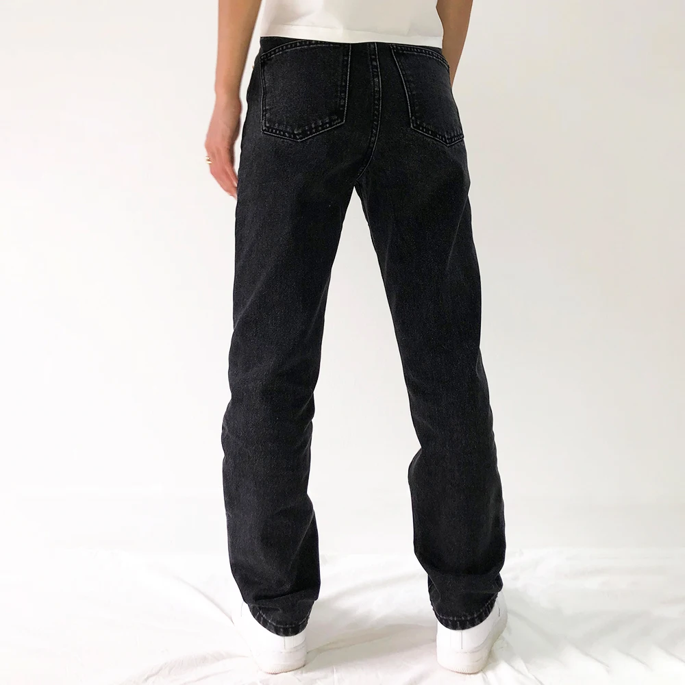

Women's Pants Baggy Jeans For Women Mom Jeans High Waist Black Loose Straight Denim Pants Fashion Vintage Streetwear Trousers