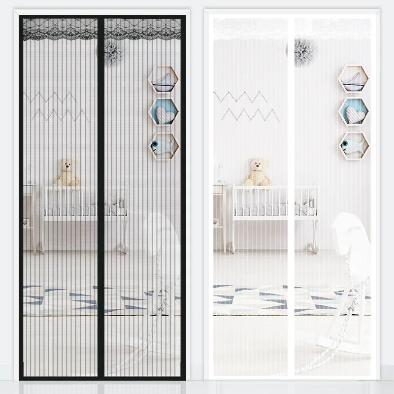 Летняя занавеска от насекомых с магнитной сеткой автоматическое закрывание