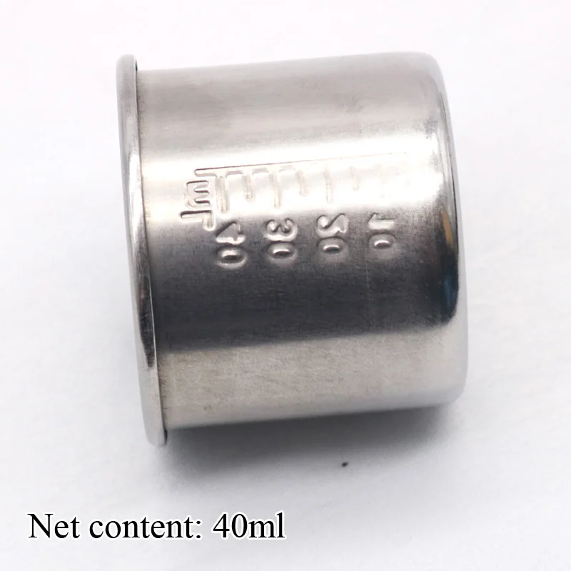 Медицинский стакан для лекарств из нержавеющей стали 304 утолщенный маленький