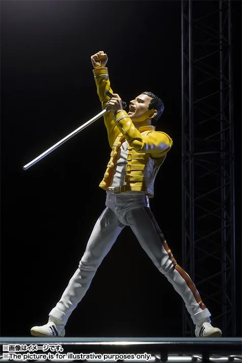 SHF Bandai Queen Freddie Mercury английская рок группа ПВХ фигурка игрушки Фигурки аниме модель