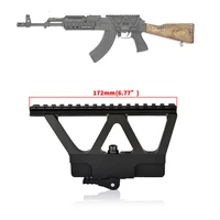 quick release gun rail sight mounting base picatinny side rail mounting for hunting ak47 ak74 rifle accessories