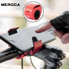 MTB Mobile Phone Holder Universal Bicycle Motorcycle Handlebar Clip Stand Aluminum Alloy Bike Phone Racket Adjustable mtb parts