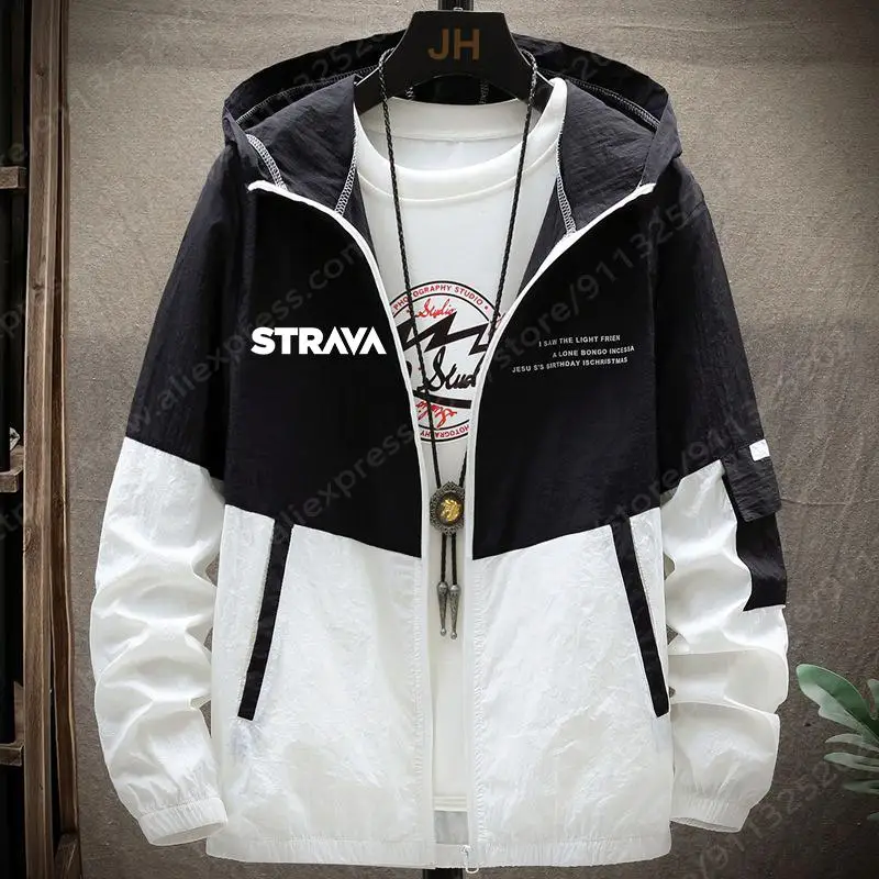 

2021 Pro Team Cycling Jersey Long Sleeve Zipper Pocket Patchwork Breathable Anti-Uv Sun Protection Cycling Jacket Men Summer