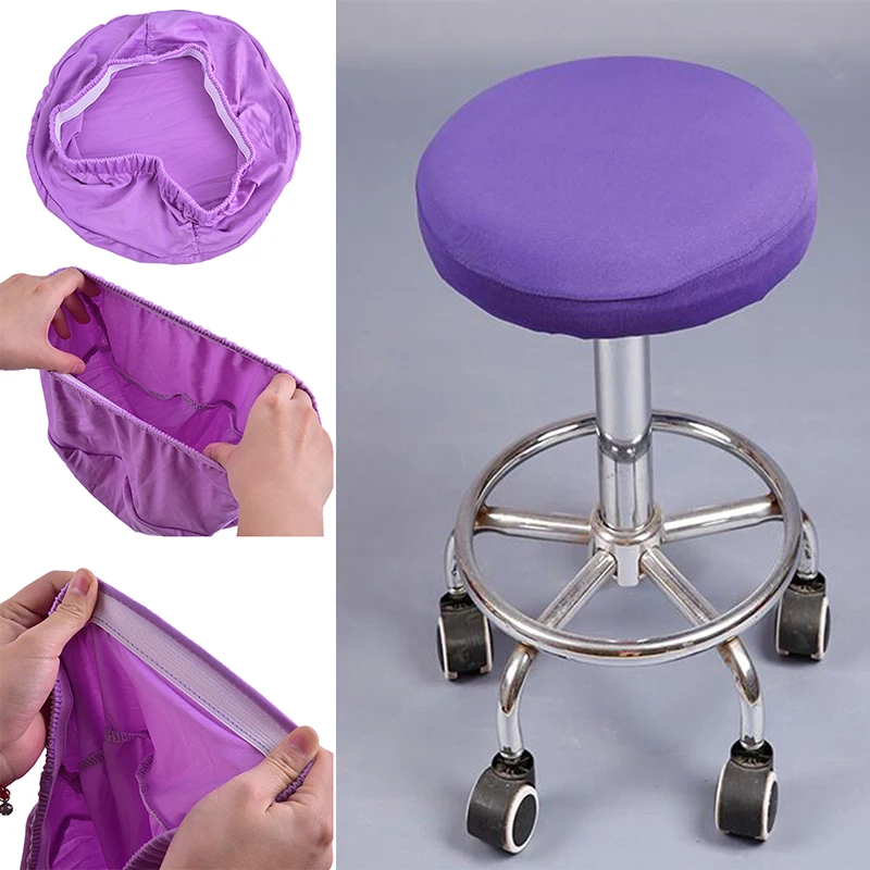 

Новинка, чехол для круглого стула, чехол для барного стула, эластичный чехол на сиденье, чехол для дома, чехол для кресла, гостиничного стула,...