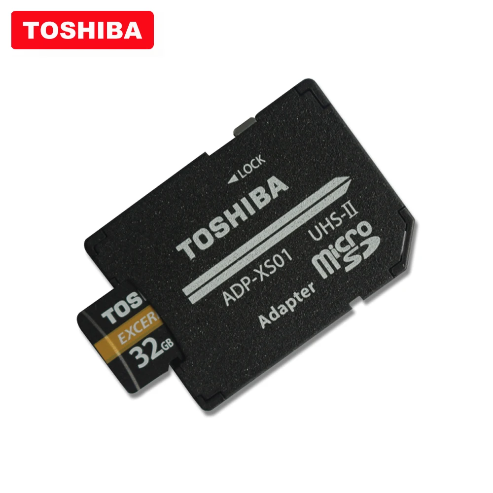 Оригинальная карта памяти TOSHIBA Micro SD M501 EXCERIA PRO U3 32 Гб SDHC 64 SDXC UHS-II класс 10 4KHD скорость
