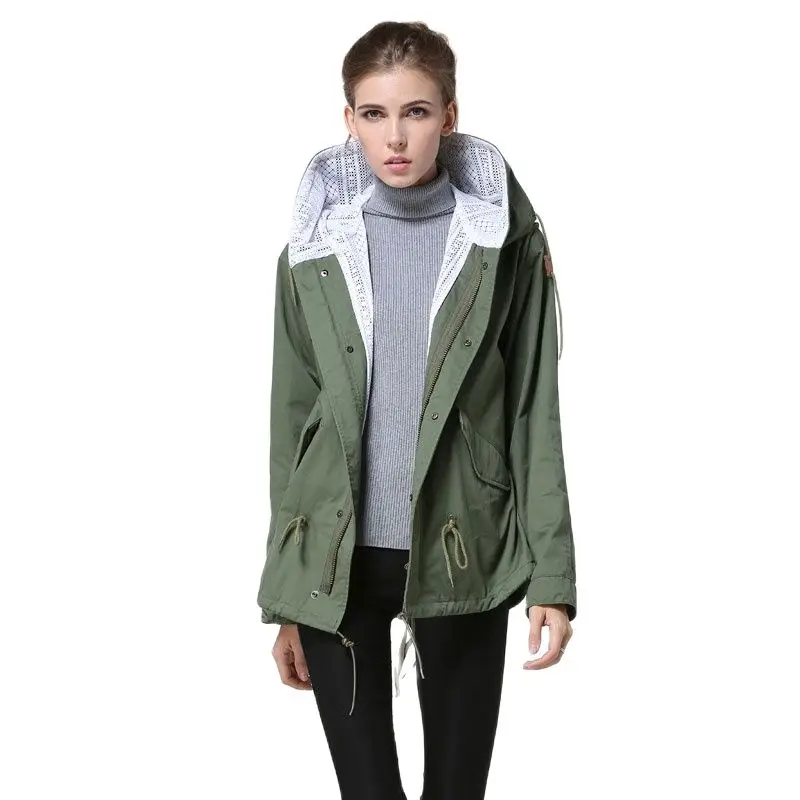 Новое поступление 2017 дышащий простой тренчкот с узором в клетку для унисекс