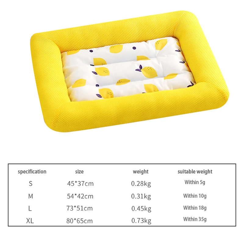 

Dog Mattress Dog Bed Light Comfortable Summer Sleeping Pad Machine Washable Quick Drying Pet Mattress for Dog Cat
