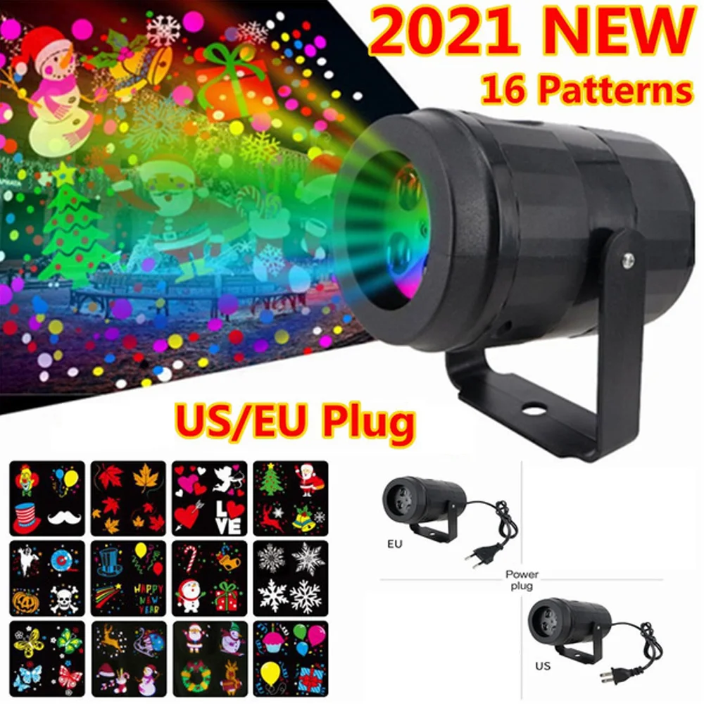 

Christmas Projector Lights LED Stage Lights Snowflake Light White Snowstorm Projector Decorative Holiday Party Special Lamp