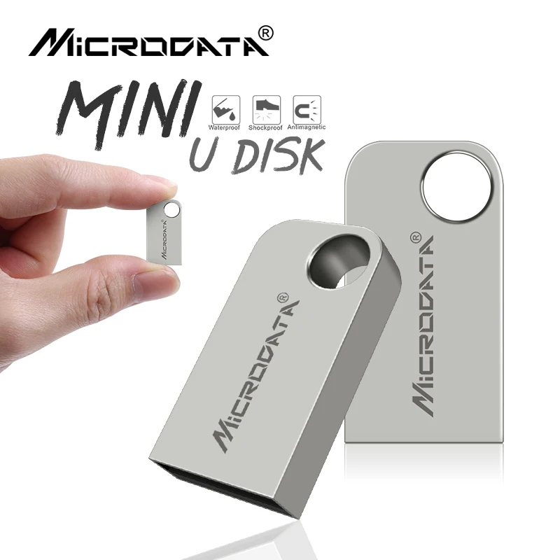 Металлический водонепроницаемый usb флеш-накопитель 128 ГБ 64 32 16 8 4 Гб | Компьютеры и